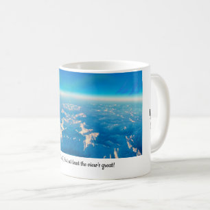 Ariy View Schnee begrenzt Berg Kaffeetasse
