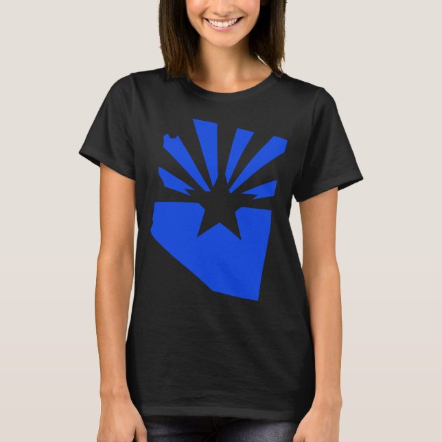 Arizona 48 State Flag Logo T - Shirt (Vorderseite)