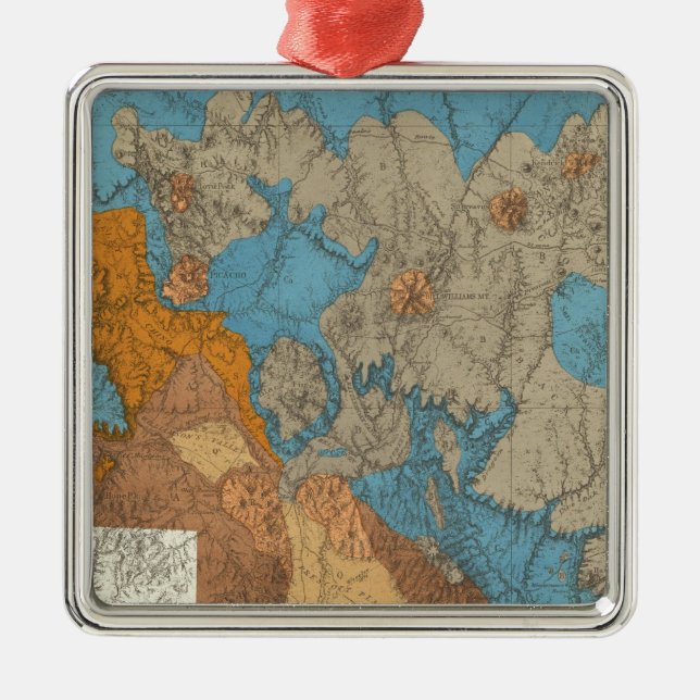 Arizona 5 silbernes ornament (Vorne)