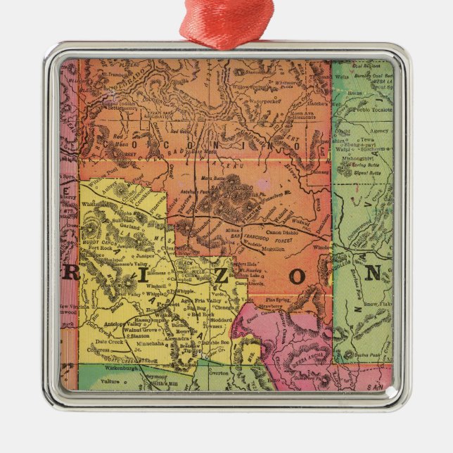 Arizona 6 silbernes ornament (Vorne)