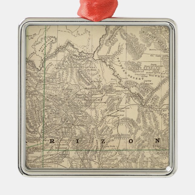 Arizona 7 silbernes ornament (Vorne)