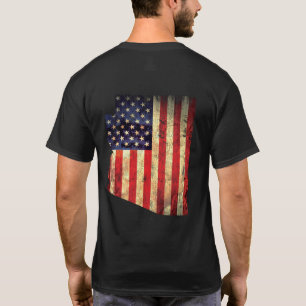 Arizona American Flag Vintag Country Staat T-Shirt