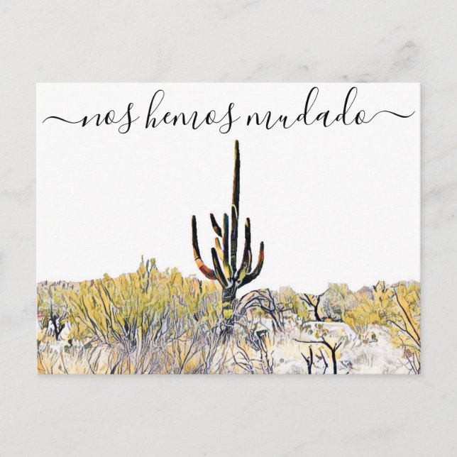 Arizona Anuncio de Mudanza Postkarte (Vorderseite)
