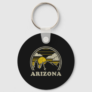Arizona Az T-Shirt Vintage Wandern Berge Tee Schlüsselanhänger