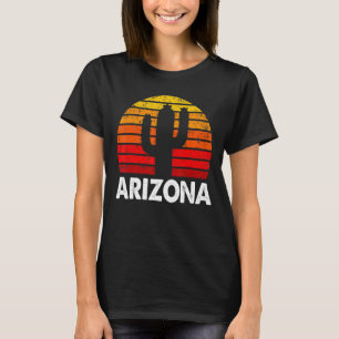 Arizona Az Vintage Wüste Männer Frauen Kakteen T-Shirt