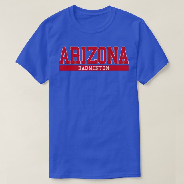 Arizona Badminton T-Shirt (Design vorne)