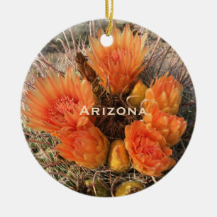 Arizona Barrel Cactus Blume Ornament