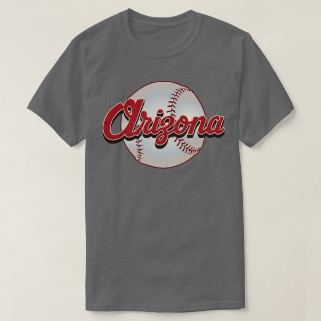 Arizona Baseball Vintages Baseball Teamgeschenk T-Shirt (Design vorne)