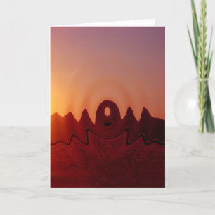 Arizona-Bildungen Feiertagskarte