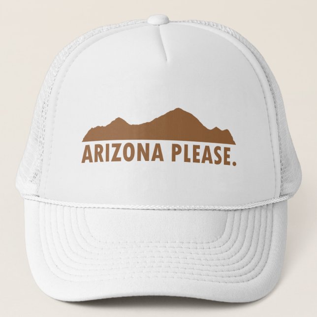 Arizona Bitte Truckerkappe (Vorderseite)