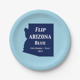 Arizona Blue im Jahr 2024 gedreht Pappteller