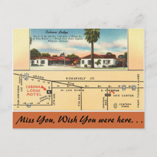 Arizona, Cabana Lodge Postkarte