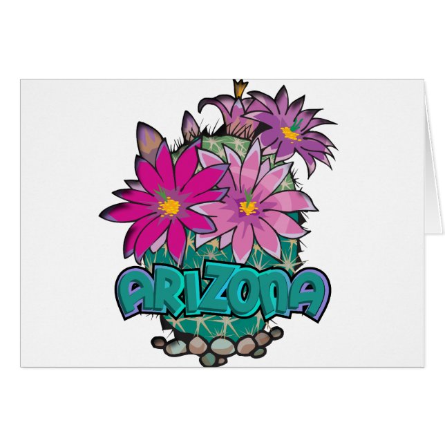 Arizona Cactus Blooms (Vorderseite (Horizontal))