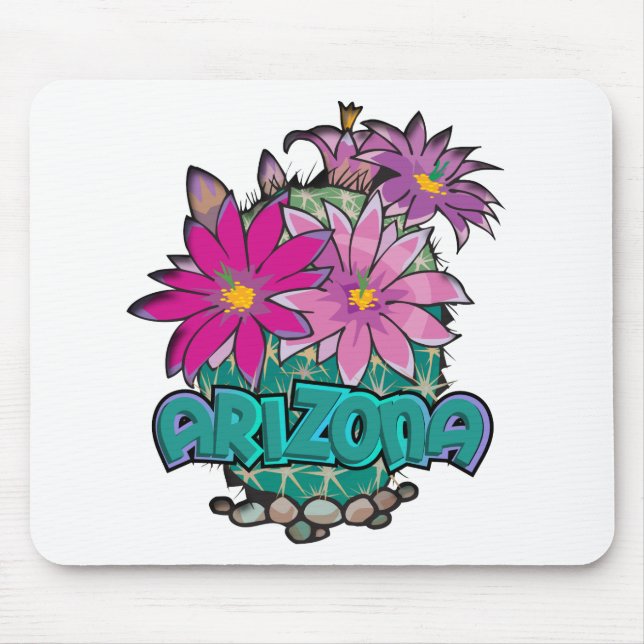 Arizona Cactus Blooms Mousepad (Vorne)