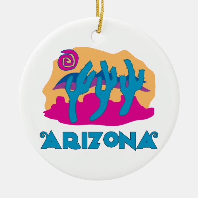 Arizona Cactus Ornament (Vorne)