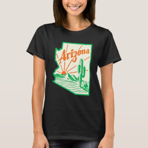 Arizona Cactus Vintage Travel T-Shirt
