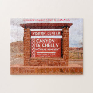 Arizona Canyon De Chelly.Weihnachtsgrüße Puzzle