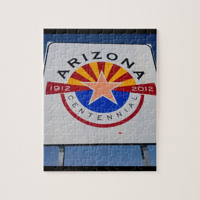 Arizona Centennial Sign Jigsaw Puzzles (Vertikal)