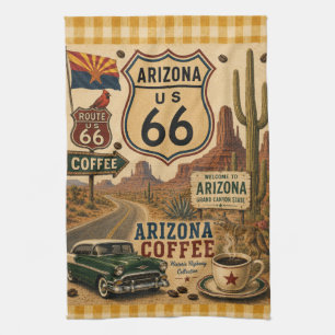 Arizona Classic Car Coffee Americana Geschirrtuch