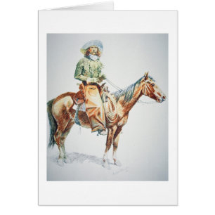 Arizona Cowboy, 1901 (Zeichenstift auf Papier)