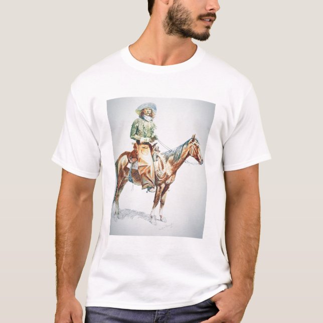 Arizona Cowboy, 1901 (Zeichenstift auf Papier) T-Shirt (Vorderseite)