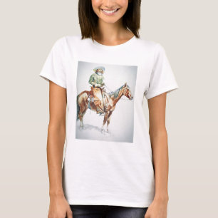 Arizona Cowboy, 1901 (Zeichenstift auf Papier) T-Shirt