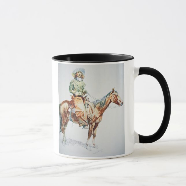 Arizona Cowboy, 1901 (Zeichenstift auf Papier) Tasse (Rechts)