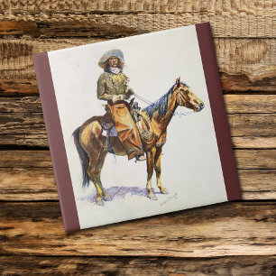 Arizona Cowboy Remington Tile Fliese