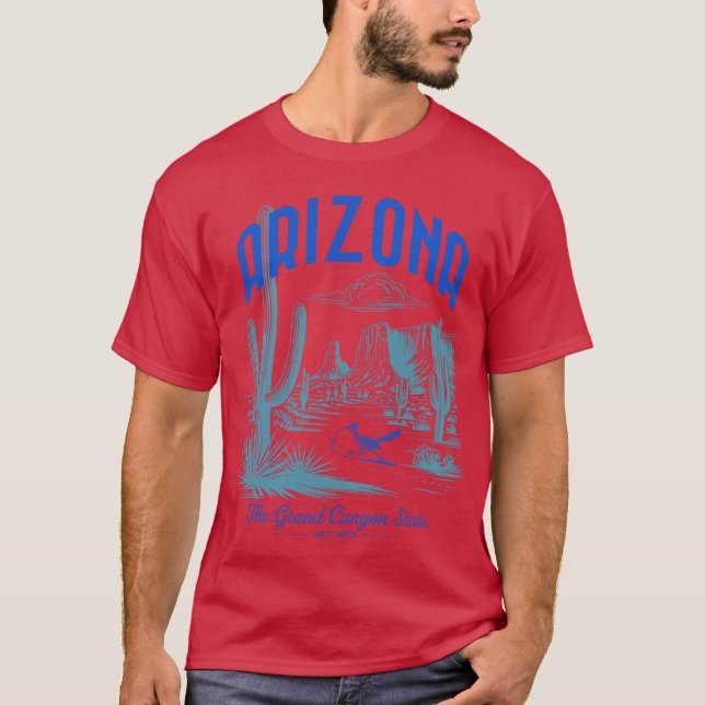 Arizona Der Grand Canyon Staat Est 1912 Oversized T-Shirt (Vorderseite)