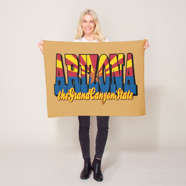 Arizona der Grand Canyon Staat Fleecedecke (Beispiel)
