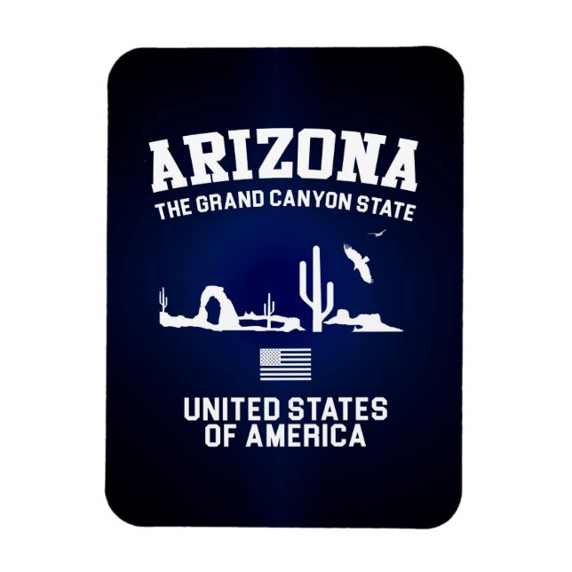 Arizona Der Grand Canyon Staat Magnet (Vertikal)