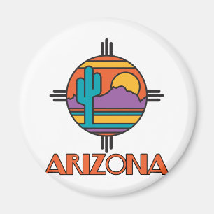 Arizona Desert Mandala Magnet