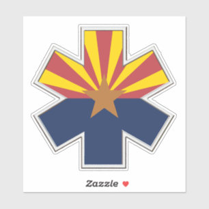 Arizona EMS Star of Life Aufkleber