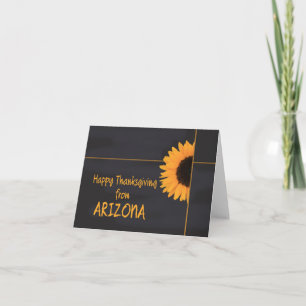 Arizona Erntedank Card Feiertagskarte
