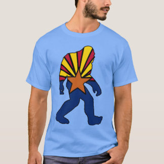 Arizona-Fahne bigfoot yeti sasquatch T-Shirt