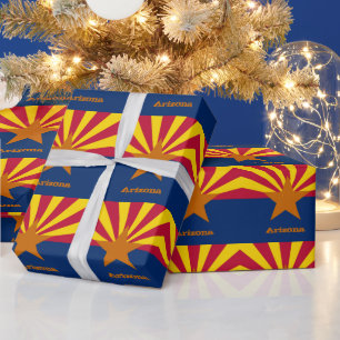 Arizona Flag & Arizona gibt Geschenke Amerika /Spo Geschenkpapier
