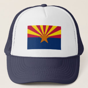 Arizona Flag & Arizona Staat USA Mode- und Sportfa Truckerkappe