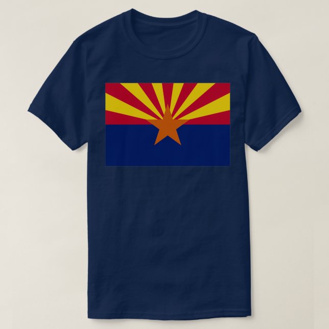 Arizona Flag AZ Arizona Geboren T-Shirt (Design vorne)