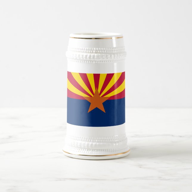 Arizona Flag Beer Stein Bierglas (Mittel)