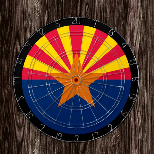 Arizona Flag Dartboard & Arizona / USA Spielbrett Dartscheibe (Von Creator hochgeladen)