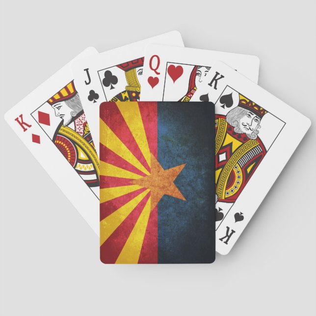 Arizona Flag Playing Cards Spielkarten (Rückseite)