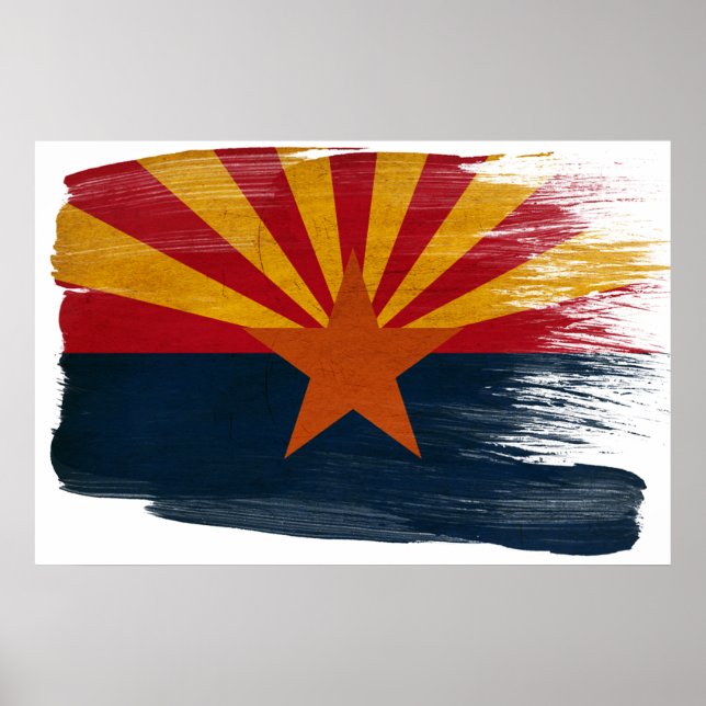 Arizona Flag Posters Poster (Vorne)