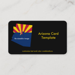 Arizona Flag Staat Business Card Visitenkarte