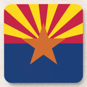 Arizona-Flagge, Amerikanisch The Copper State Getränkeuntersetzer