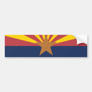 Arizona-Flagge Autoaufkleber
