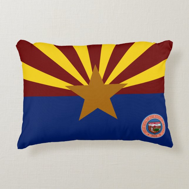 Arizona-Flagge Dekokissen (Vorderseite)