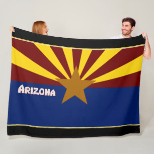 Arizona-Flagge Fleecedecke