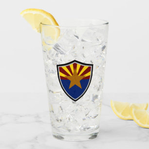 Arizona-Flagge Glas