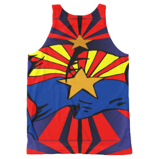 Arizona-Flagge Komplett Bedrucktes Tanktop