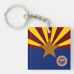 Arizona-Flagge Schlüsselanhänger